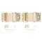 National Hardware National Hardware 3 in. L Brass-Plated Double-Acting Spring Hinge 2 pk N115-303 - alternate 1